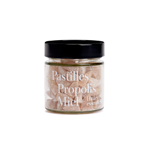 Pastilles Miel + Propolis + Huiles essentielles 150g